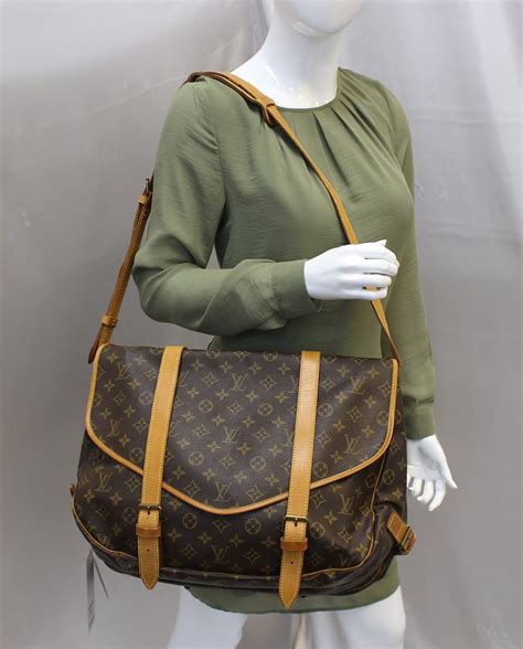 louis vuitton monogram saumur 43|Louis Vuitton saumur sizes.